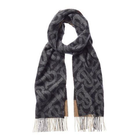 BurberryMonogram Cashmere Jacquard Scarf