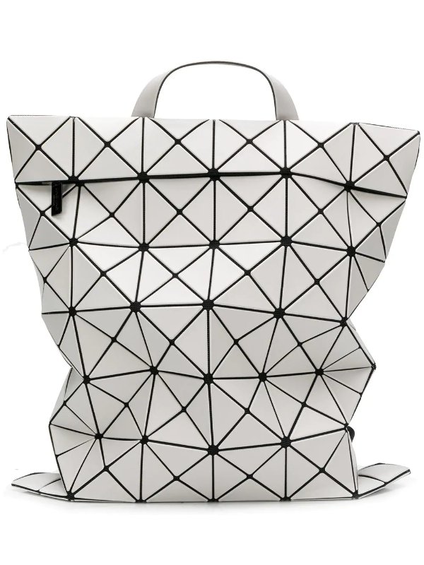 geometric panel backpack