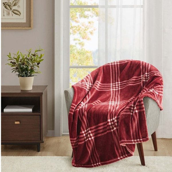 Holiday Cozy Plush Throw, 50" x 70", Created for Macy's