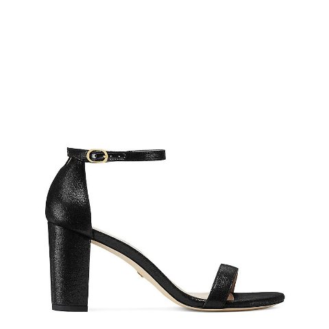 Stuart WeitzmanNEARLYNUDE 粗跟一字带凉鞋