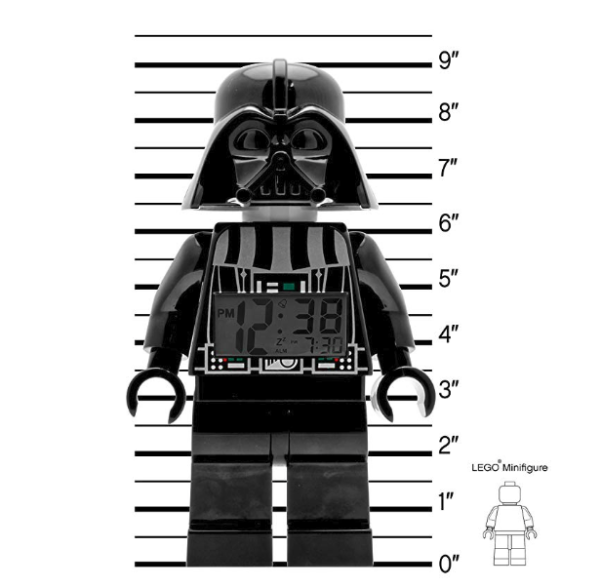 Kids' 9002113 Star Wars Darth Vader Mini-Figure Alarm Clock