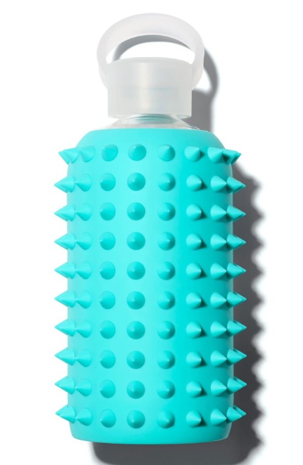 ® Spiked 16-Ounce Silicone Glass Water Bottle
