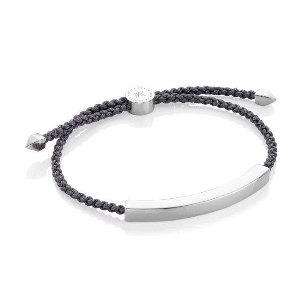 Linear Large Men's Friendship Bracelet | Monica Vinader