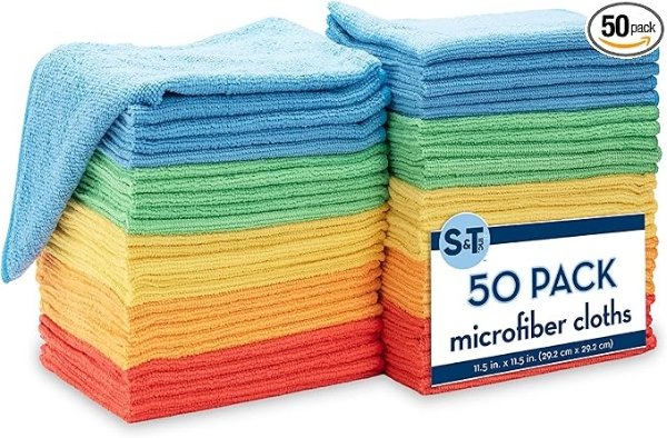S&T INC. 超细纤维清洁布 50件装