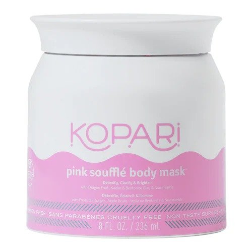 Pink Souffle Body Mask with Niacinamide, Kaolin Clay, Dragon Fruit and Coconut Oil