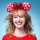 Minnie Mouse Ear Headband with Sequined Bow for Adults – Flower