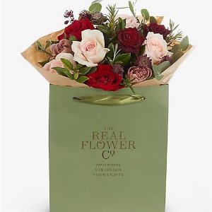 £60起！咖啡玫瑰£138Selfridges 母亲节花束 日式花店的高级简约感 浪漫满分