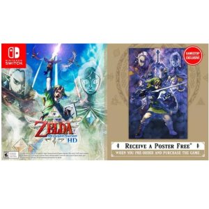 The Legend of Zelda: Skyward Sword HD + Zelda Shield Socks and Keychain