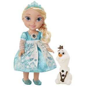 迪士尼《Frozen 冰雪奇缘》Elsa和雪人玩偶