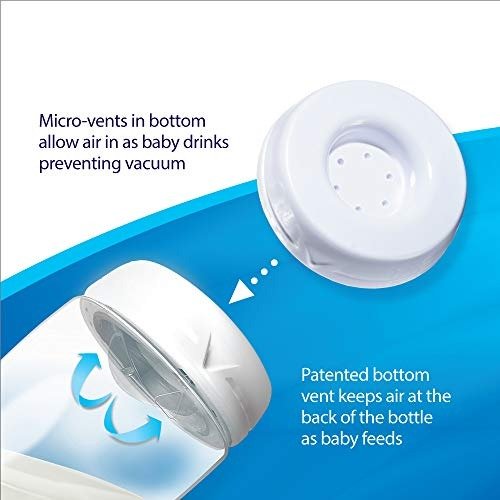 婴幼儿防胀气奶瓶，无BPA 6 盎司3个