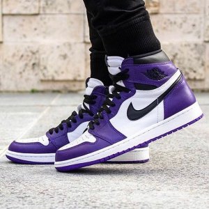 Nike官网 Air Jordan 1 "Court Purple" 即将开售