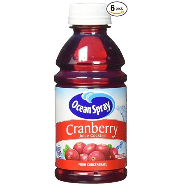 蔓越莓汁 10oz 6瓶装