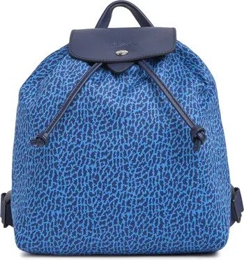 Le Pliage Panther Print Backpack