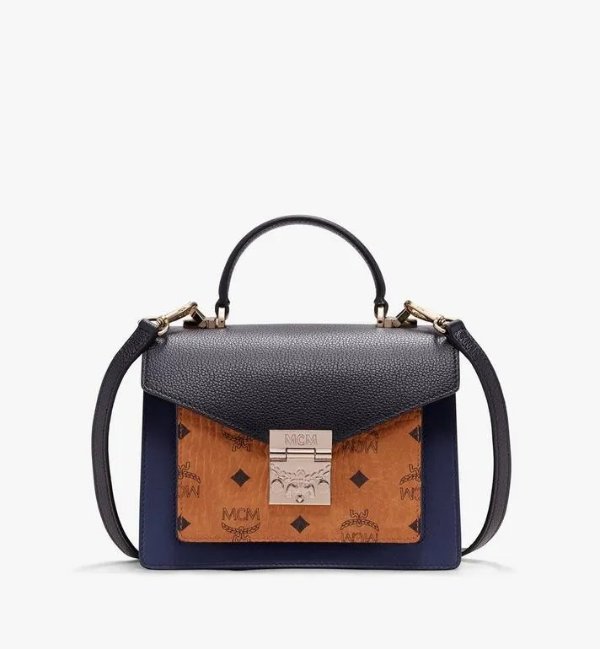 Patricia Satchel in Color Block Leather