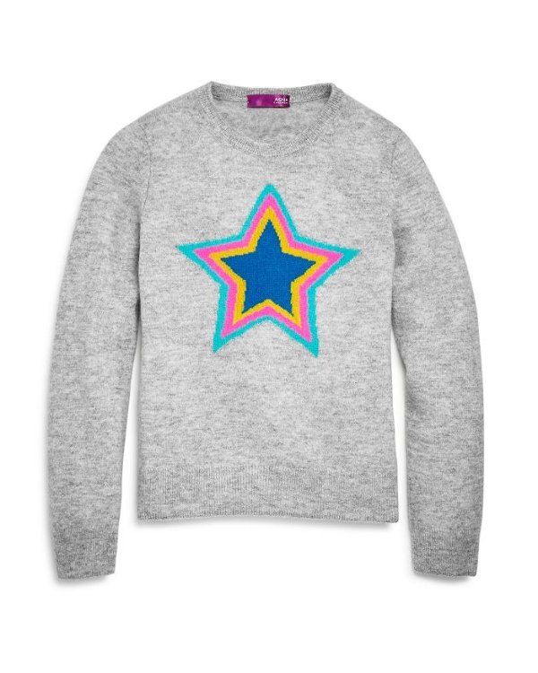 Girls' Cashmere Star Sweater, Big Kid - 100% Exclusive