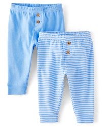 Baby Boys Striped Pants 2-Pack - Homegrown by Gymboree - multi clr