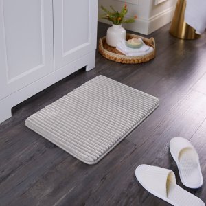 Coming Soon:Mainstays Performance Ribbed Quick Dry Foam Bath Mat, 17" X 24"