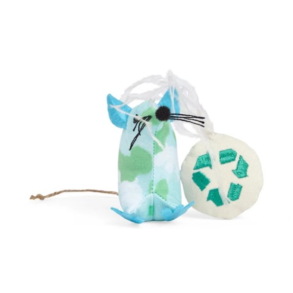 YOULY Started As A Bottle Recycled & Reinvented Earth Day Cat Toy Set, Pack of 2 | Petco