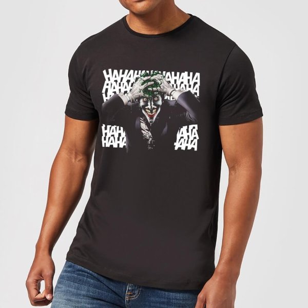 DC Comics Batman Killing Joker HaHaHa T-Shirt - Black