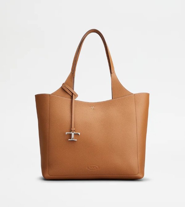Shopping Bag in Leather Medium