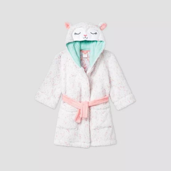 Toddler Girls' Llamacorn Robe - Cat & Jack™ Cream