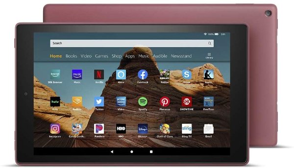 All-New Fire HD 10 Tablet (10.1" 1080p full HD display, 32 GB) – Plum