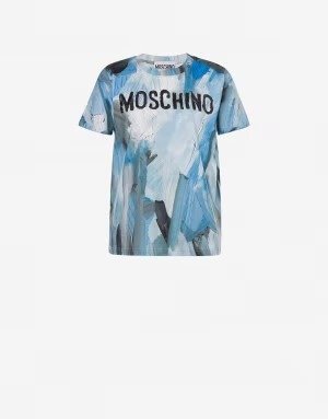 Painting jersey t-shirt - Clothing - Women - Sale - Moschino | Moschino Official Online Shop