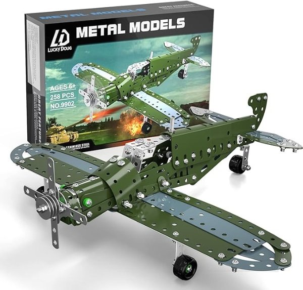 Lucky Doug Building Toys Model Airplane Set