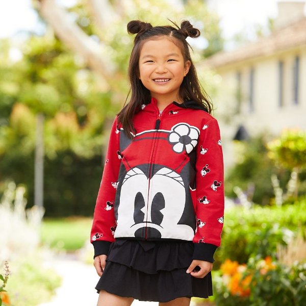 Minnie Mouse Zip-Up Hoodie for Kids - Personalized | shopDisney