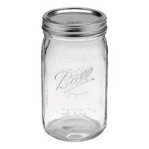 12 Pack of Ball® 16oz Regular Mouth Mason Jars (61000) or 32oz Wide Mouth Mason Jars