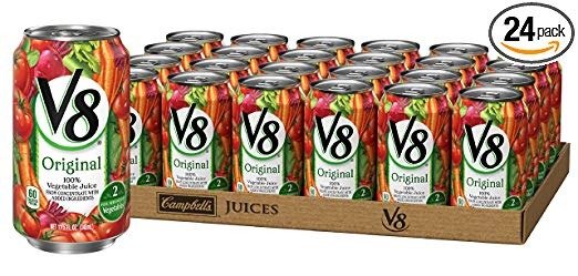 V8 100% 纯天然综合蔬菜汁 11.5盎司 24瓶