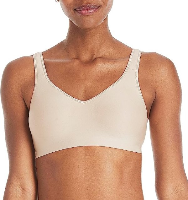 Women's Wireless Bra with Cooling, Seamless Smooth Comfort Wirefree T-Shirt Bra