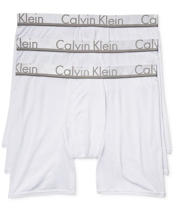 Calvin Klein Comfort Microfiber 3-Pack Boxer Brief White