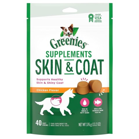 GREENIES Skin & Coat Food Supplements
