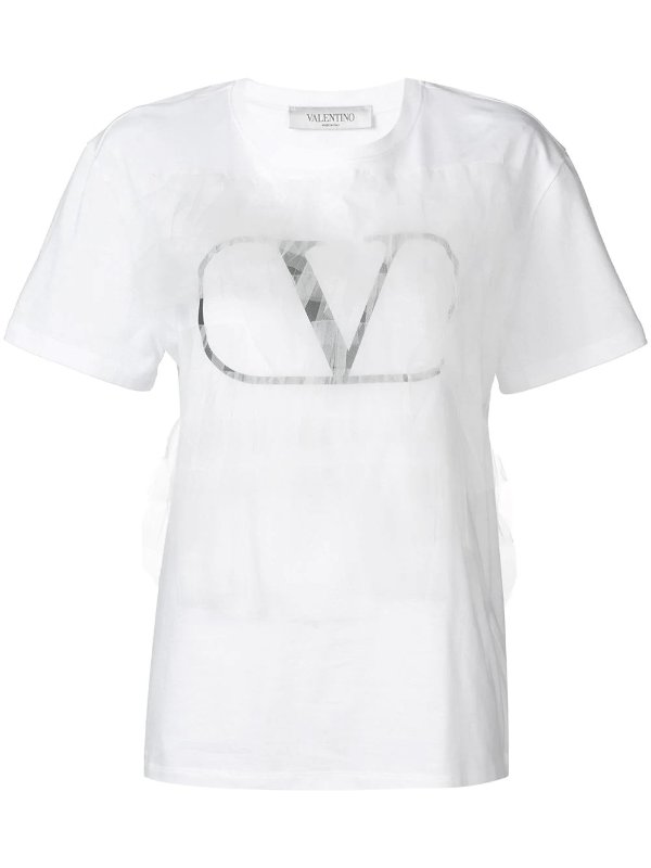 embellished VLOGO T-shirt