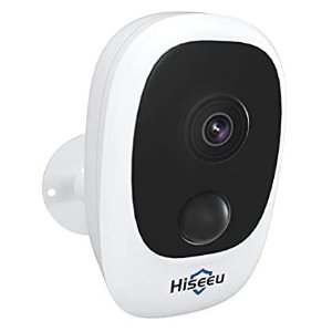 Hiseeu Battery Security Camera Night Vision Motion Detection