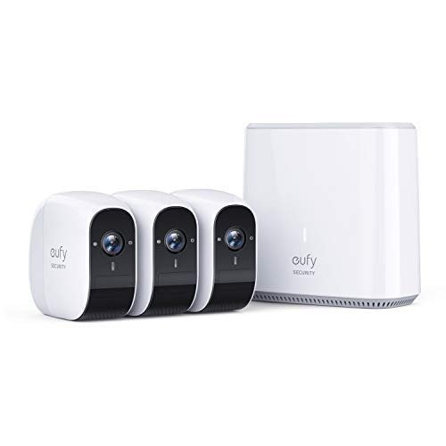 Security eufyCam E 无线家庭安防监控系统 三摄像头套装