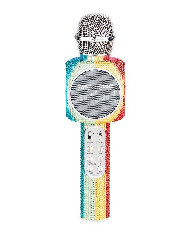 Rainbow Bling Wireless Karaoke Microphone