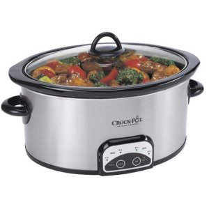 Crock-Pot - Smart-Pot 4-Quart Slow Cooker - Stainless-Steel/Black @ Best Buy