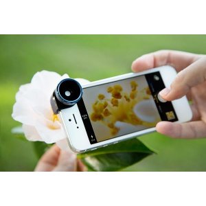Olloclip 4-IN-1 Lens iPhone 5/5S/SE Plus Silver or Red