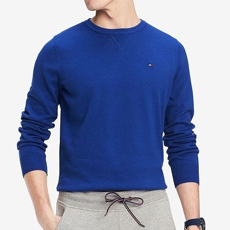 Men's Signature Solid Crew-Neck Classic Fit Sweater, Created for Macy's