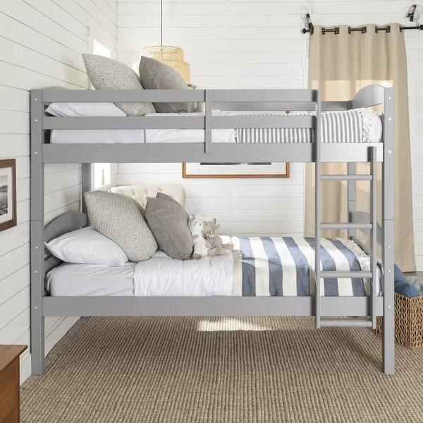 Abby Twin Over Twin Solid Wood Standard Bunk Bed by Viv + RaeAbby Twin Over Twin Solid Wood Standard Bunk Bed by Viv + RaeCustomer PhotosShipping & ReturnsMore to Explore