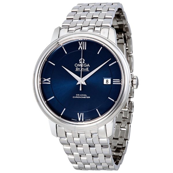 De Ville Prestige Automatic Blue Dial Men's Watch 424.10.40.20.03.001