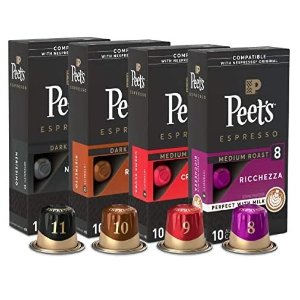 Peet's Nespresso 浓缩咖啡胶囊4口味综合装 40颗