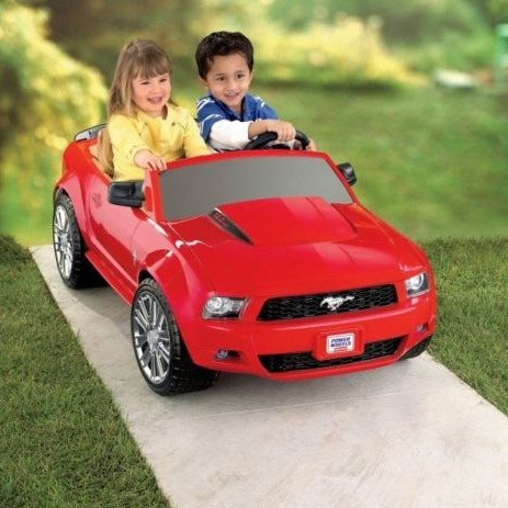 Power Wheels Ford Mustang Car Electric 12V Ride-On - Red | P8195