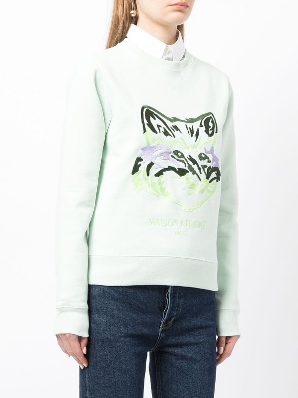 fox-print sweatshirt