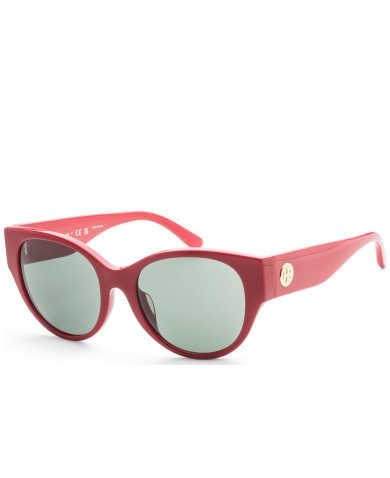 Tory Burch Women's Red Cat-Eye Sunglasses SKU: TY7182U-18933H-54 UPC: 725125390422
