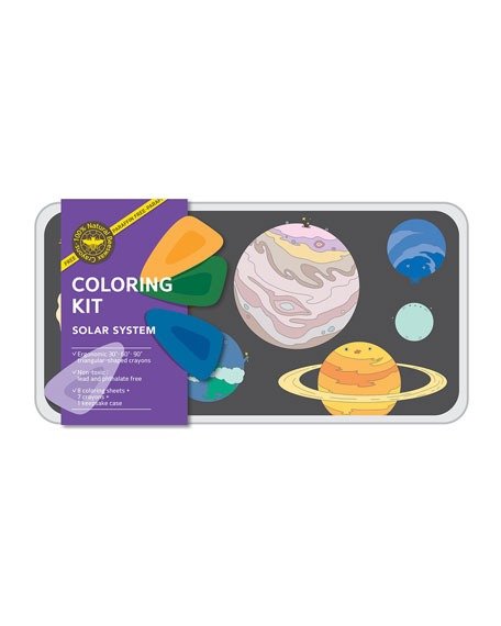 Kid's Solar System Large Coloring Kit Set