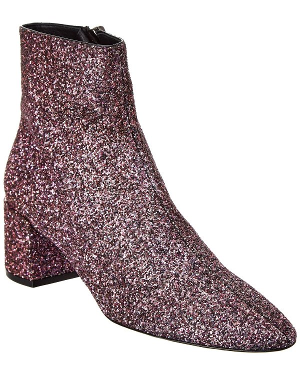 Lou 50 Glitter Leather Bootie