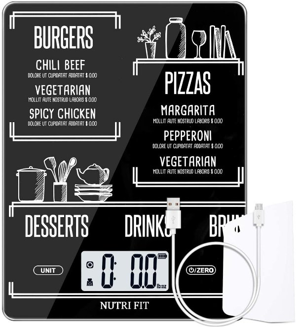 NUTRI FIT Rechargeable Food Scale